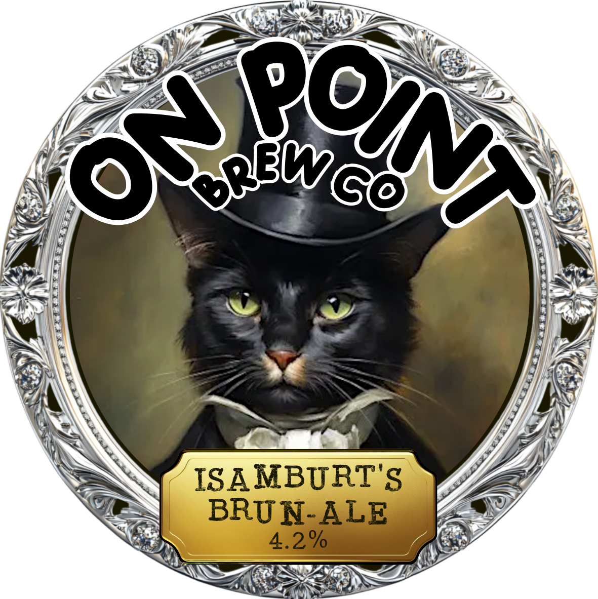 On Point - Isamburts brun-ale - cask brown ale