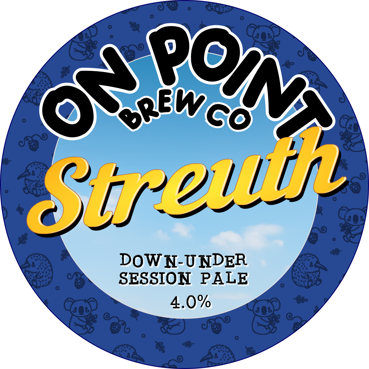 On Point Streuth Down Under Pale ale - 4.0%